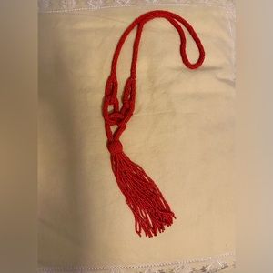 Long Necklace- beaded, bohemian, fashion jewelry